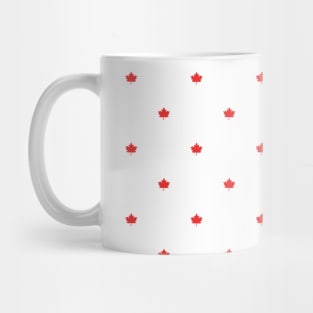 Canada Flag Patern Mug